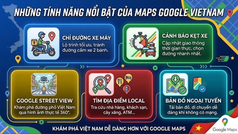 Google Maps chỉ đường tại Việt Nam