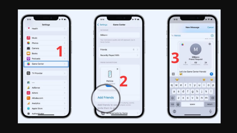 Cách bật Game Center trên iPhone